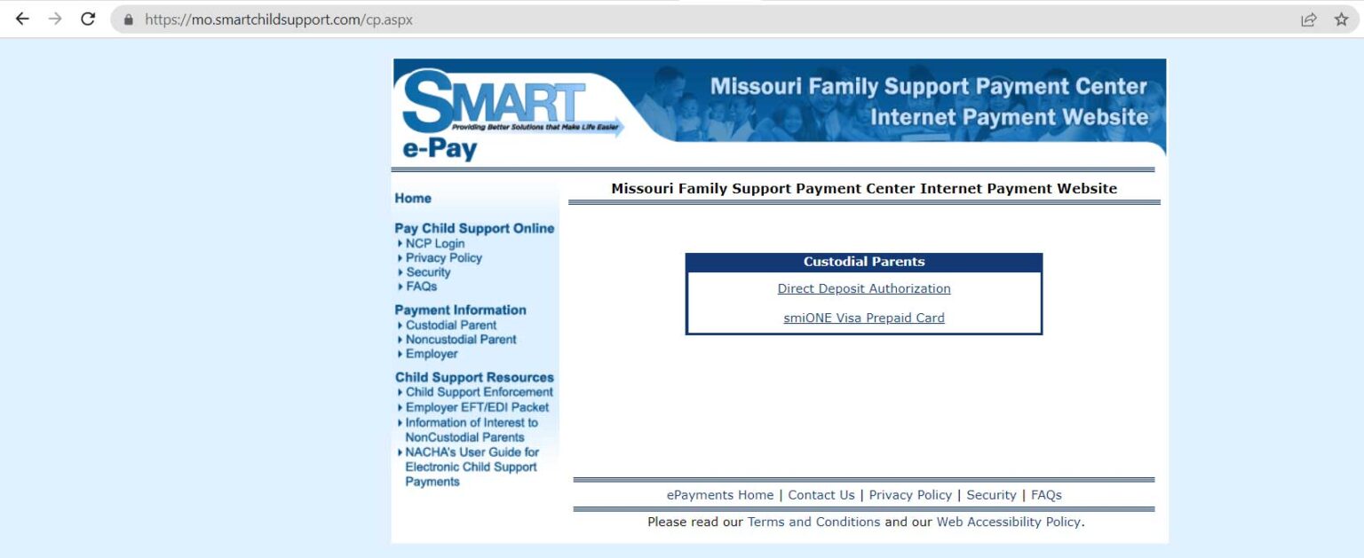 Payments About Child Support Mo 2024